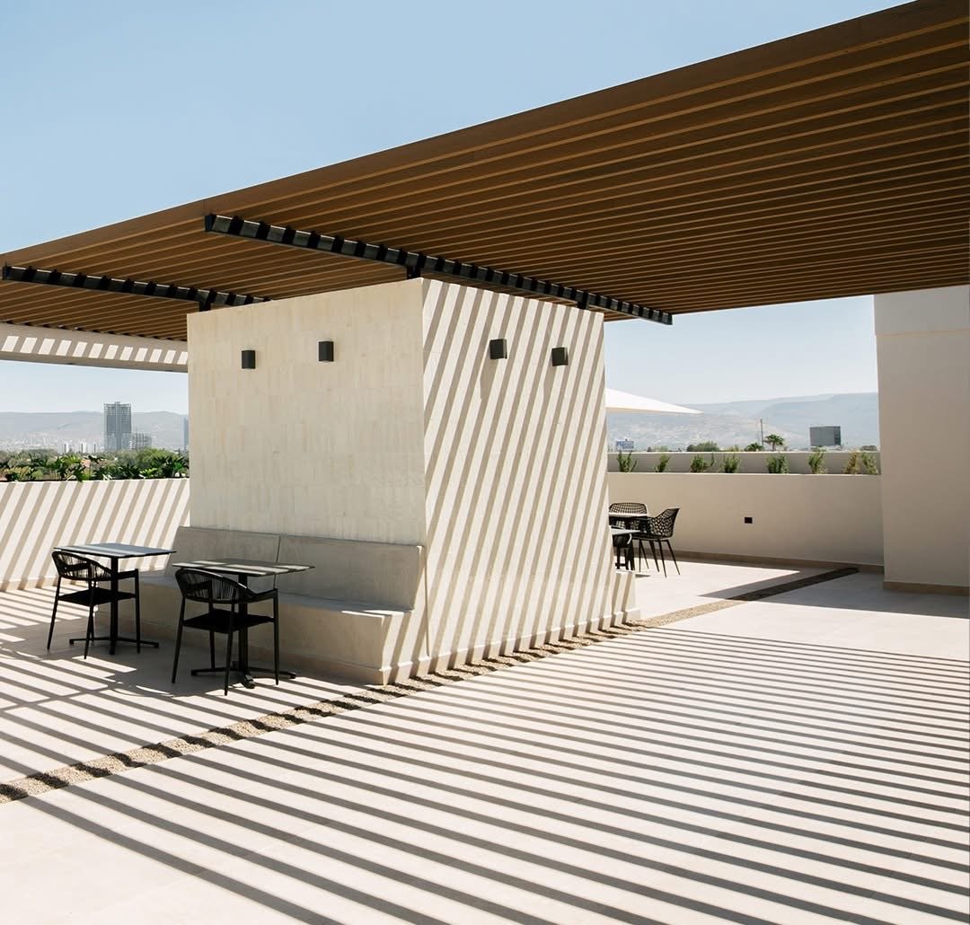 Terraza de un desarrollo de Grupo InverAlpe